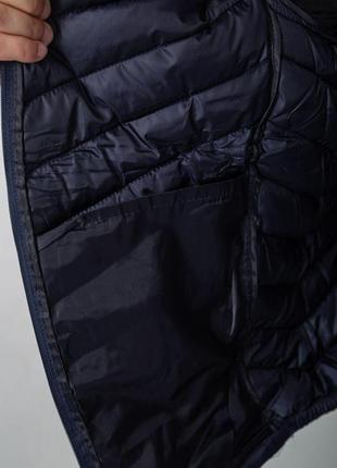 Куртка чоловіча демісезонна, колір темно-синій, 243r802-16 фото