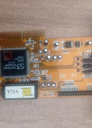 Відеокарта agp s3 trio 3d/2x 4mb