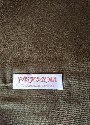 Палантин шаль шарф pashmina cashmere кашемір шовк5 фото