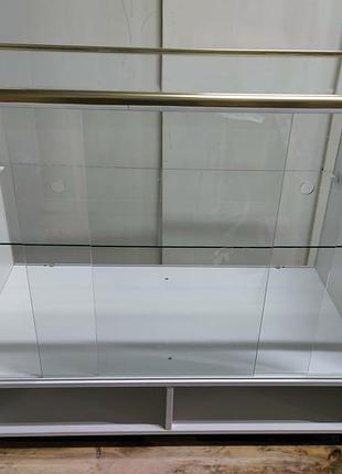 Вітрина прилавок дсп б/в, торгова вітрина під склом б в, торгові