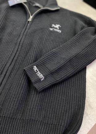 Толстовка arcteryx black на молнии sg2626 фото