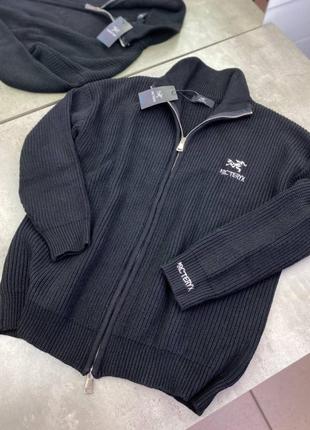 Толстовка arcteryx black на молнии sg2621 фото