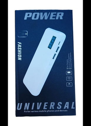 Power bank 20000mah, 2usb, фонарик, дисплей