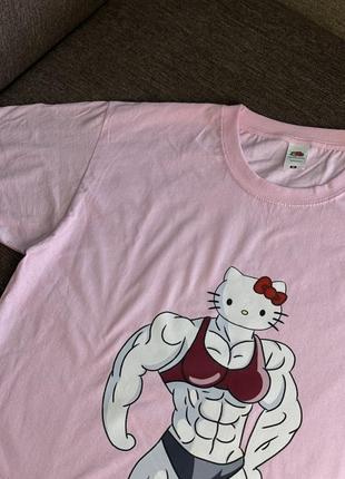 Футболка з приколом - "hello kitty"