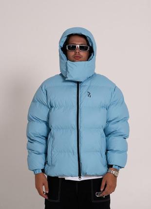 Зимова чоловіча куртка ogonpushka homie 3.0 блакитнa