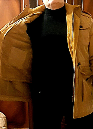 Чоловіча зимова куртка в стилі мілітарі4 фото
