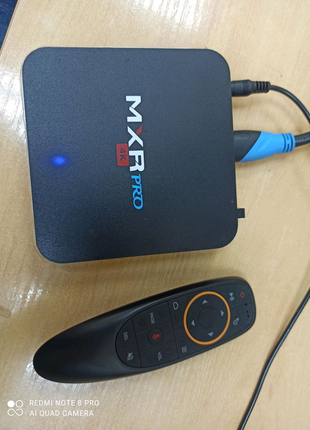 Android приставка mxr pro 4k + аеро пульт