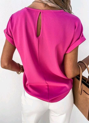 Блузка супер софт зі спущеним рукавом на манжеті оверсайз2 фото