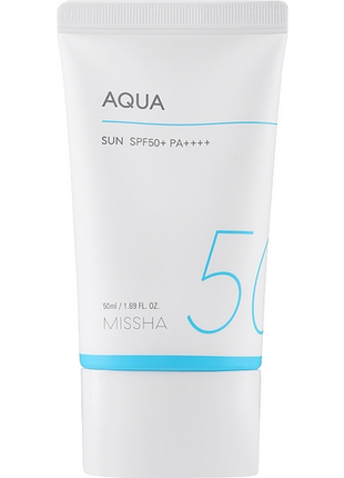 Зволожуючий сонцезахисний крем missha aqua sun gel spf50/pa++++