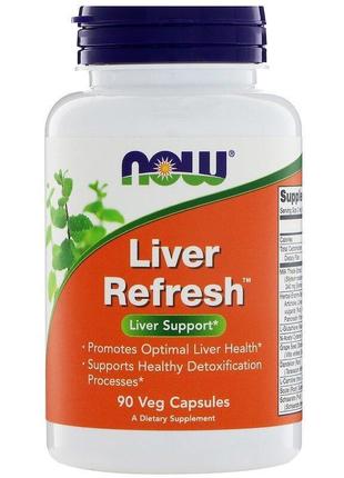 Now foods, здоров'я печінки liver refresh, 90 шт