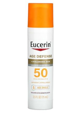 Eucerin,антивіковий ,сонцезахисний лосьйон для обличчя, spf 501 фото