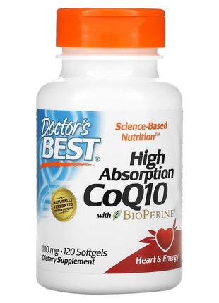 Doctor´s best, коензим q10 з високим ступенем всмоктування bioper