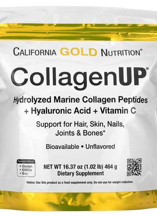 California gold nutrition, коллаген с гиалуроновой кислотой 464