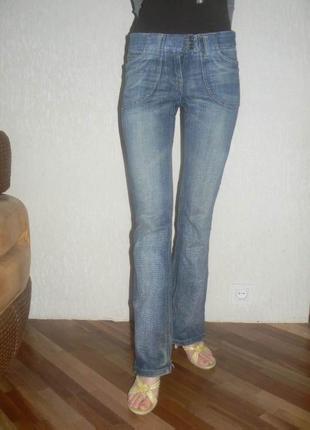 Брендовые фирменные джинсы morgan оригинал женские качественные прямые модные стильные