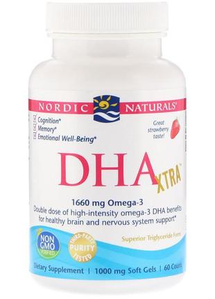 Nordic naturals підліток омега dha xtra 1660 mg 60 шт