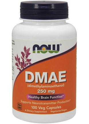 Now foods dmae 250 mg пам'ять підтримує діяльність мозку 100ш