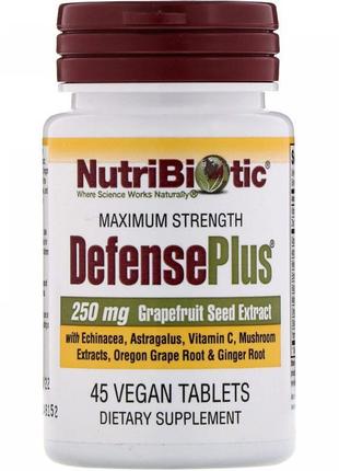 Nutribiotic, захист плюс, максимальна сила, 45 шт defenseplus