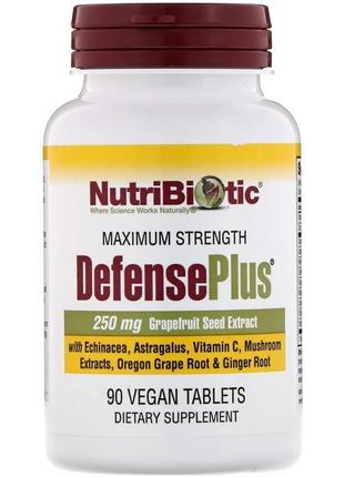 Nutribiotic, защита плюс, максимальная сила,  90 шт defenseplus