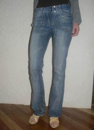 Брендові фірмові джинси morgan оригінал якісні жіночі модні, стильні прямі2 фото