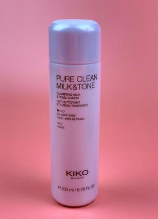 Молочко для снятия макияжа тоник kiko milano1 фото