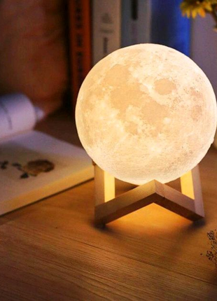Нічник світиться місяць moon lamp 13 см3 фото