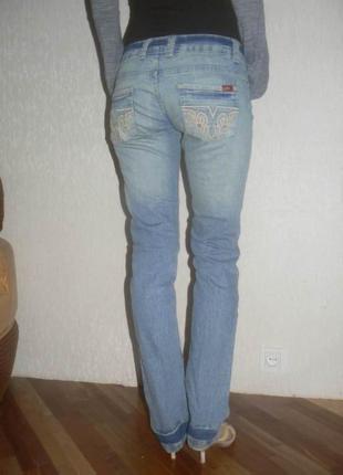 Брендовые фирменные джинсы blend италия голубые узкие прямые модные стильные качественные3 фото