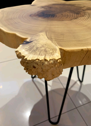 Столик кавовий столик журнальний з натурального дерева 60" см3 фото