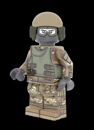 Військова фігурка лего lego brickmania