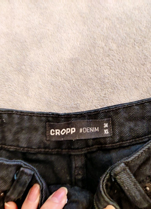 Чорні джинси mom , cropp2 фото