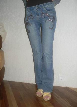 Джинси з бісером, паєтками оригінальні! супер якість! італійські фірмові parasuco!