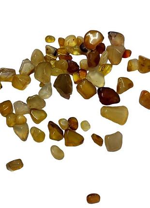 Камни декоративные 30 г цвет светло-коричневый агат для эпоксидной смолы