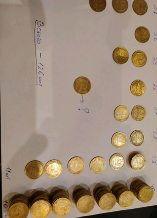 1, 2, 3, 5, 10, 20 копійок срср 30 -х. радянські копійки. монета15 фото
