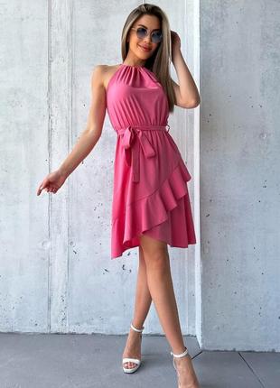 Платья issa plus sa-468  m розовый1 фото
