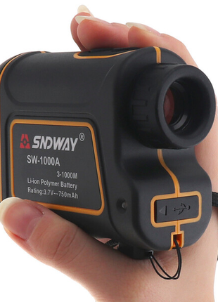 Дальномер лазерный про + измеритель скорости sndway sw-1000a 1000
