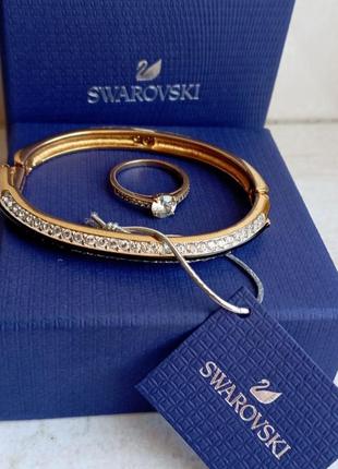 Swarovski брендовий фірмовий браслет кольцо