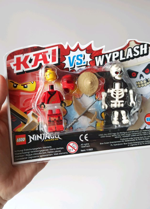 Міні лего набір ніндзяго. ninjago legacy. lego. kai. wyplash.