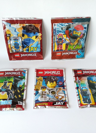 Міні лего фігурки ніндзяго.ninjago.lego.jay.kai.glutinous.nya.