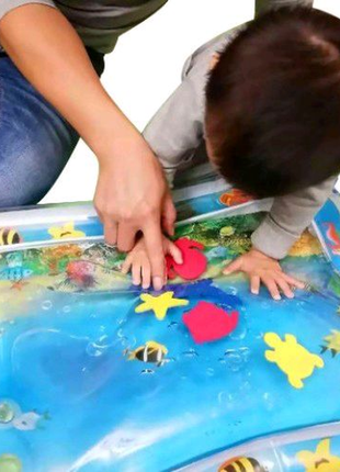 Надувной детский водный коврик air pro inflatable water play mat2 фото