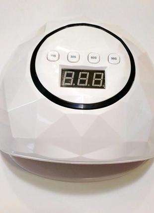 Лампа для сушіння гелю, лака f5 72 w 24 leds led/uv sun білий (2000001992333)