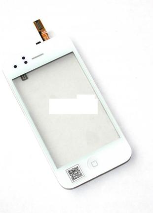 Сенсор у рамці iphone 3g white frame+home+speaker+sensor flex