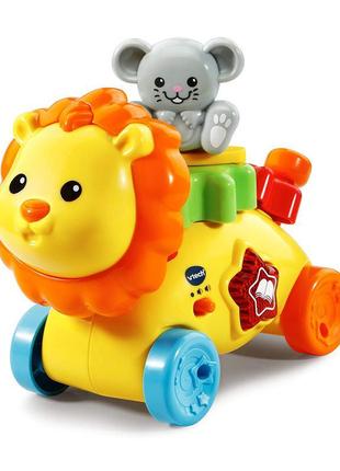 Каталочки лев від vtech, gearzooz gearbuddies lion and mouse