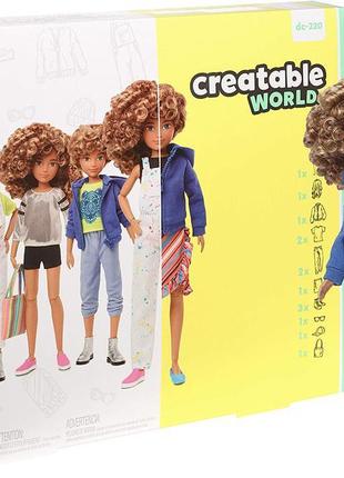 Лялька creatable world blonde curly hair