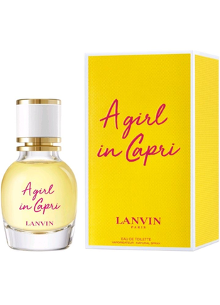 Туалетна вода для жінок lanvin a girl in gapri 30ml