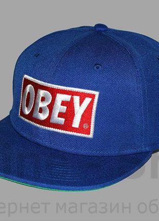 Розпродаж snapback obey | кепка з прямим козирком1 фото