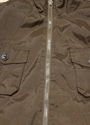 Демісезонна темно-коричнева нейлонова куртка rocha john rocha ірландія l.3 фото