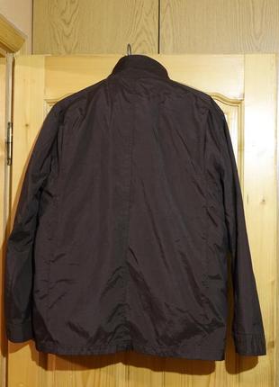 Демісезонна темно-коричнева нейлонова куртка rocha john rocha ірландія l.9 фото