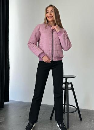 Куртки issa plus sa-482  s розовый1 фото