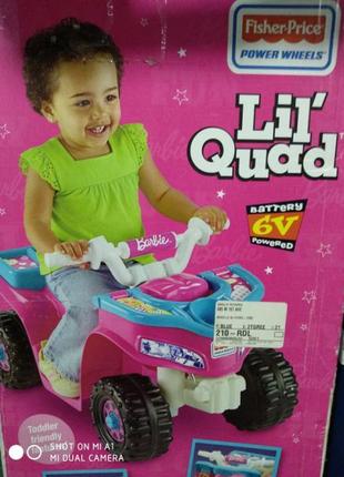 Fisher price power wheels lil quad