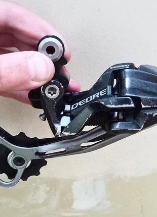 Задний переключатель shimano deore rd-m592 shadow (япония)