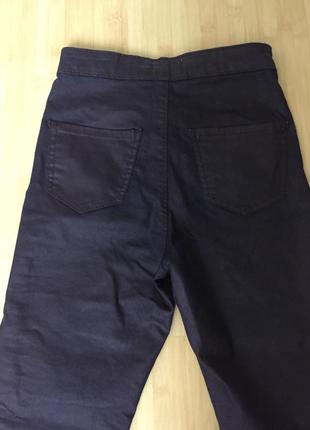 Классные штаны denim на высокой посадке с пропиткой2 фото
